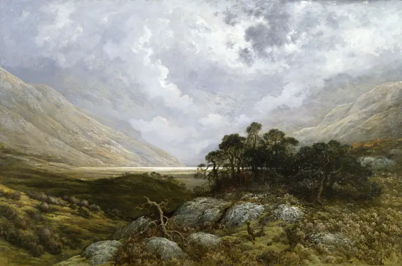 Landscape in Scotland by Gustave Dore